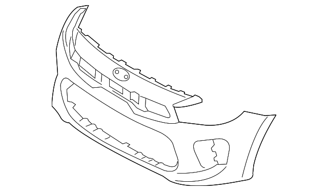 [KI1000222] Front bumper cover KIA RIO 2022-2023