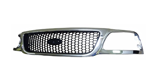 Grille assy FORD F-150 2000-2004; w/o STX Edition; Honeycomb Style; Chrome