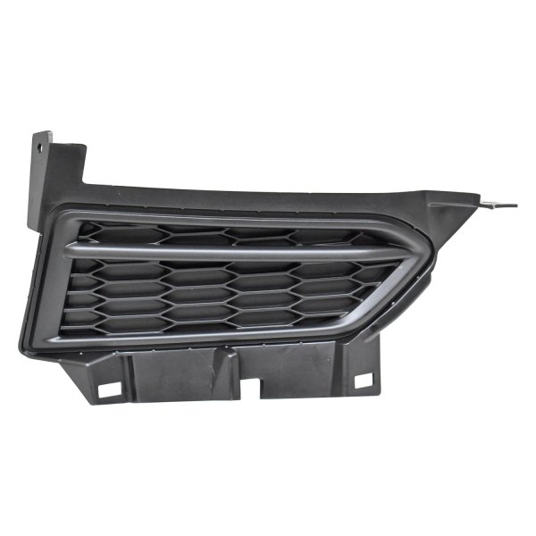 RT Front bumper insert NISSAN VERSA 2020-2021; BASE|S|SV; Fog Lamp Opening Cover; w/o Fog Lamps