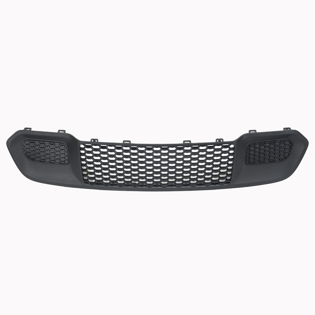 Front bumper grille	 JEEP GRAND CHEROKEE 2017-2021; LIMITED; w/o Limited X Pkg; w/o Adaptive Cruise Control; w/o Tow Hook 