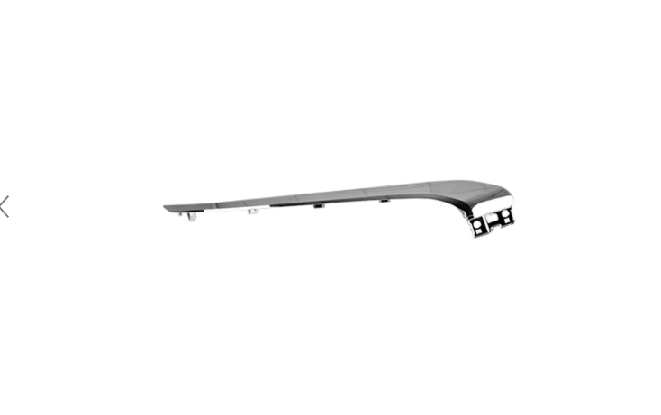RT Front bumper molding MITSUBISHI OUTLANDER SPORT 2020-2024: Upper; Chrome