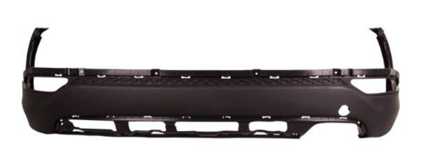 Rear bumper cover lower HYUNDAI SANTA FE SPORT 2013-2016; 2.0L, 2.4L; 4cyl; w/o Park Assist; w/o Blind Spot Detection