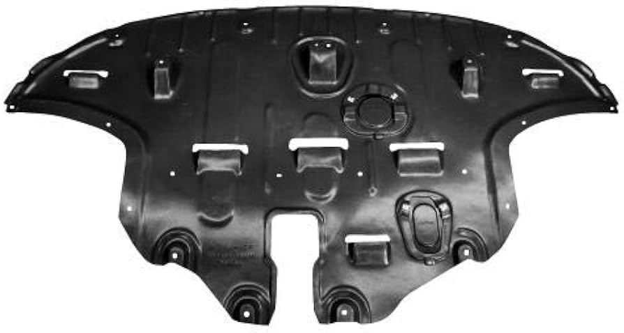 Lower engine cover KIA SPORTAGE 2017-2019; FWD; Front; MAT: PE/Vacuum Form; OEM: PET/Thermo Form