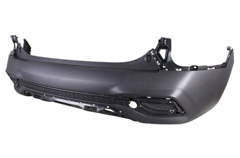 [KI1100230] Rear bumper cover KIA SELTOS 2021-2023: EX|NIGHTFALL EDITION|S|SX|SX TURBO; AWD; w/Chrome Center Moulding; Textured 