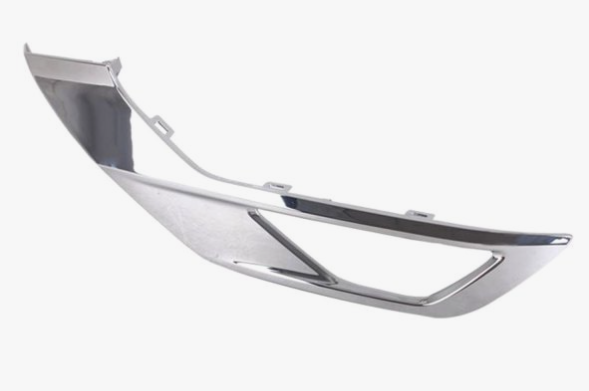 [MI1038133] LT Front bumper insert MITSUBISHI OUTLANDER 2022-2023; SE|SEL; Fog Lamp Bezel; w/Fog Lamps; Chrome