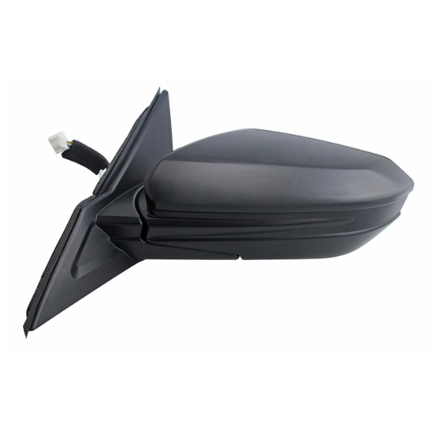 [HO1320297] LT Mirror outside rear view HONDA CIVIC 2017-2021: Power; Heated; w/o Signal Lamp; Flat Glass; w/Cover; PTM; see notes 