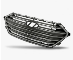 Grille assy HYUNDAI ELANTRA 2017-2018: 1.4L TURBO|2.0L; Sedan; Korea Built; w/o Auto Cruise; Chrome