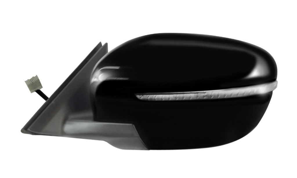 [NI1320254] LT Mirror outside rear view NISSAN ROGUE 2014-2016; Power; Non-Heated; w/Signal; w/o Side View Camera; w/Cover; PTM