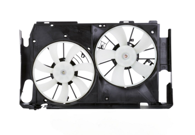 Radiator cooling fan assy TOYOTA RAV4 2006-2012: 2.4L-2.5L; Motor/Blade/Shroud Assy