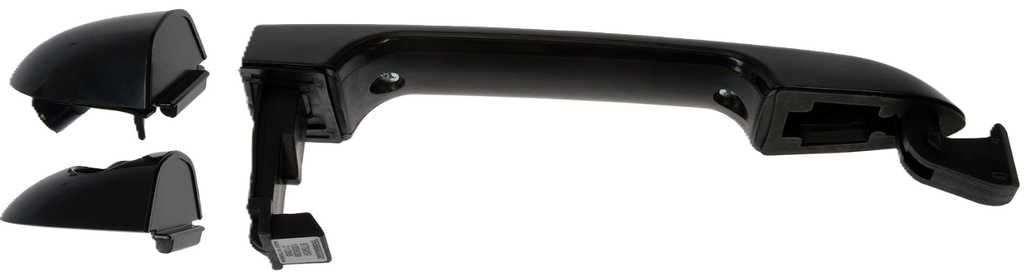 LT=RT Front=Rear Outside door handle KIA RIO 2012-2016; Includes Escutcheons to Fit All Doors; w/o Smart Key Entry; Finish: Matte