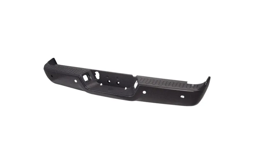 Rear bumper assembly RAM 1500 2011-2018 w/Parking Sensor; w/o Dual Exh; w/Lic/Lamps; PTM; see notes
