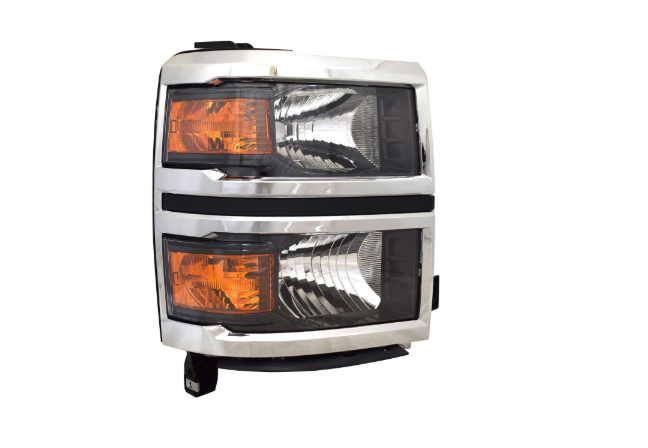 RT Headlamp assy composite CHEVROLET SILVERADO-1500; 2014-2015 LT|W/T; HALOGEN