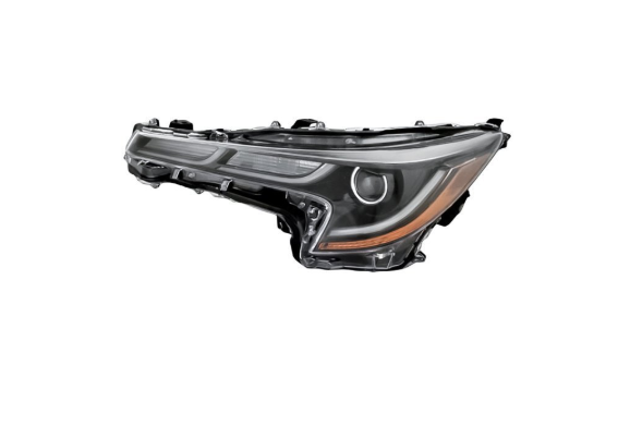 LT Headlamp assy composite TOYOTA COROLLA 2019-2019; H/B; w/o Adaptive Headlamps  DAMAGED