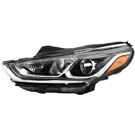 [HY2502217V] LT Headlamp assy composite HYUNDAI SONATA 2018-2019: Exc HYBRID; Halogen; Value Line