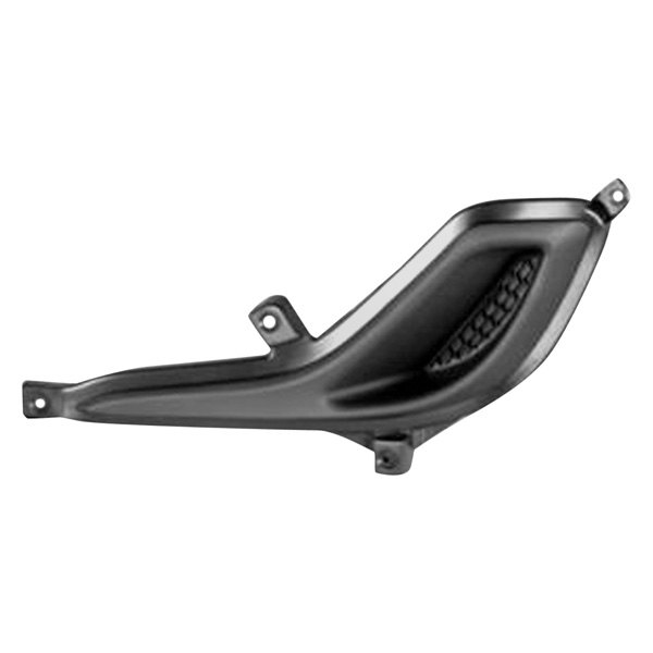 LT Front bumper insert HYUNDAI ACCENT 2012-2017; cover fog w/o hole; Value Line