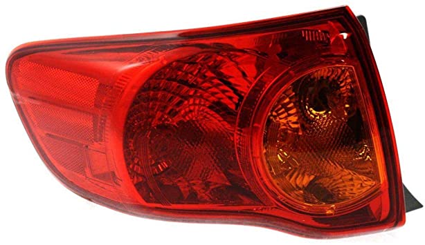 LT Taillamp TOYOTA COROLLA 2009-2010; Value Line
