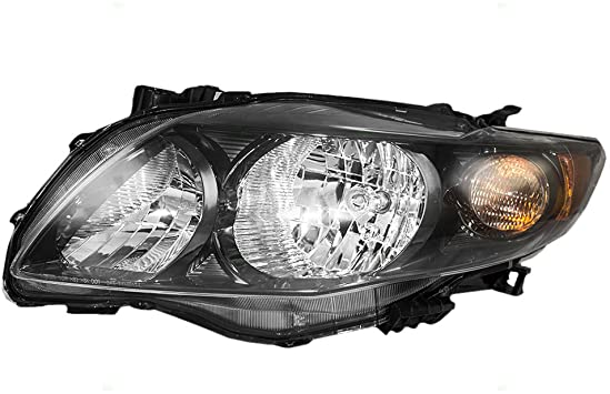 LT Headlamp assy composite TOYOTA COROLLA 2009-2010: S|XRS Value Line