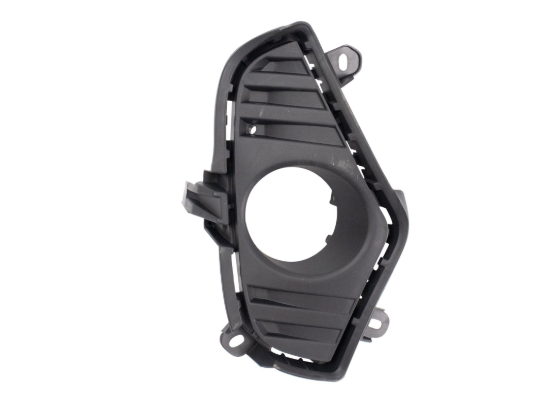 LT Front bumper insert TOYOTA RAV4 2019-2021 XLE|XLE PREMIUM; Fog Lamp Bezel; w/Fog Lamps; Matte Black Value Line