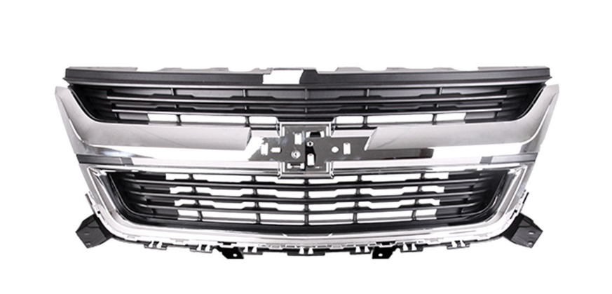 GRILLE ASSY CHEVROLET COLORADO 2015-2020; BASE|WT; LT; 2.5L|3.6L; w/o Redline Pkg Value Line