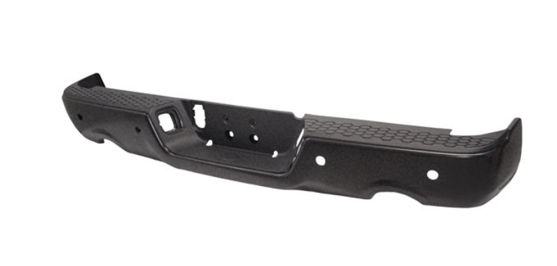 [CH1103124V] Rear bumper assembly RAM 1500 2009-2024; w/Dual Exh; w/Parking Sensor; w/Lic/Lamps; PTM; Value Line