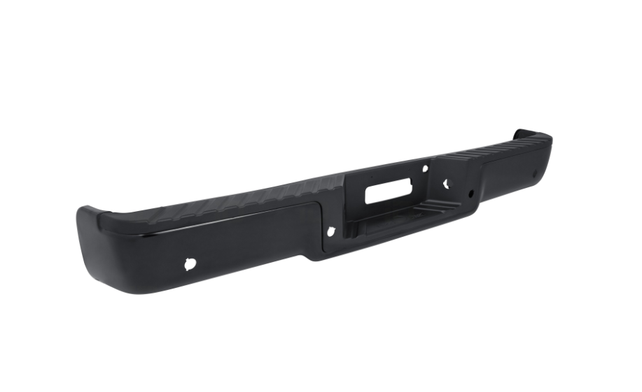 [FO1103128] Rear bumper assembly FORD	F-150 2004-2005 Styleside; new design; w/sensor; complete assy; Pull-Bar design; prime 