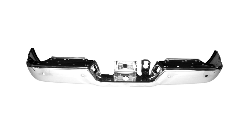 [CH1102379] Rear bumper face bar RAM 2500 2013-2018 w/Parking Sensors; Chrome 