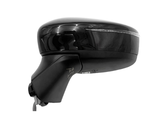 [NI1320323] LT Mirror outside rear view NISSAN VERSA 2020-2024; S|SV|SR; Heated; w/Signal Lamp; w/BSD; w/Cover; PTM; see notes 