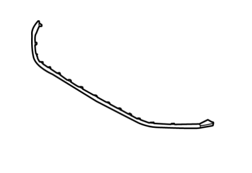 Front Bumper Lip HYUNDAI KONA 2022-2023