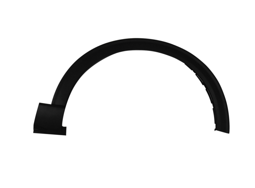 RT Front wheel opening molding FORD EXPLORER 2021-2024 w/o Advanced Park Assist; From 4-6-21; Carbon Black 