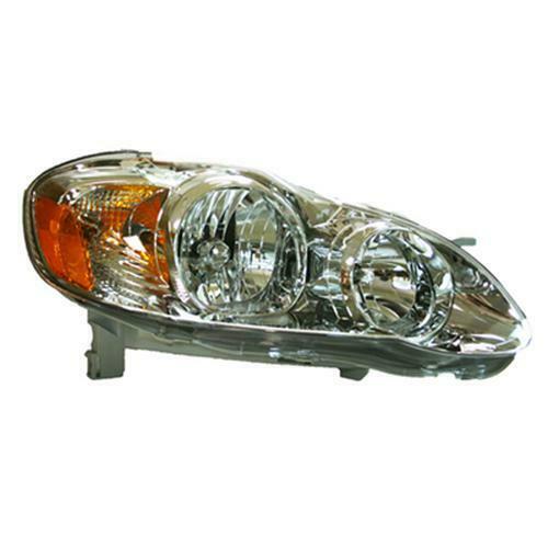 RT Headlamp  composite TOYOTA COROLLA 2003-2008: CE|LE DAMAGE