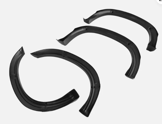 [XAPT000005371] 4pc Fender Flare Kit For Chevrolet Blazer 1995-2005 S10 1994-2003 Black PP