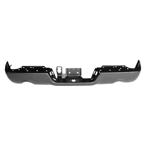 [CH1102372V] Rear bumper face bar RAM 1500 2011-2018: w/Dual Exhaust; w/o Parking Sensor; prime Value Line