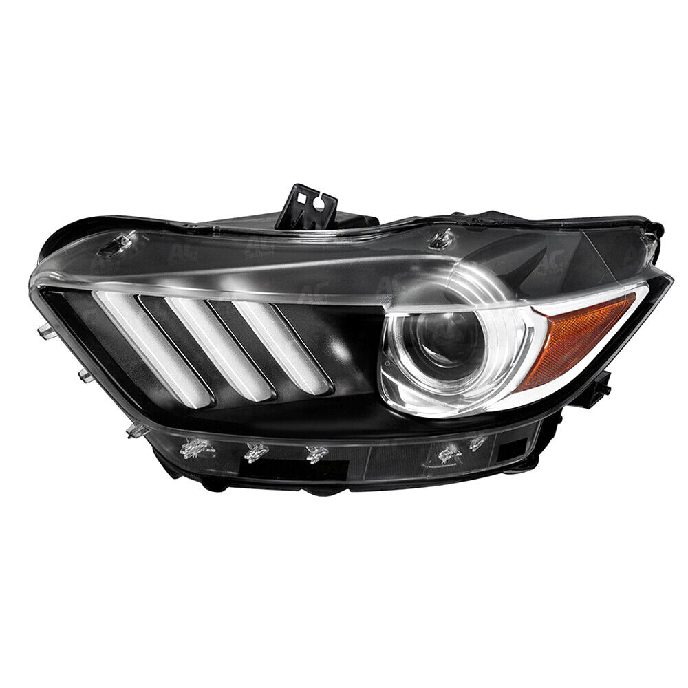 RT Headlamp lens/housing FORD MUSTANG 2016-2020; HID; w/LED Value Line