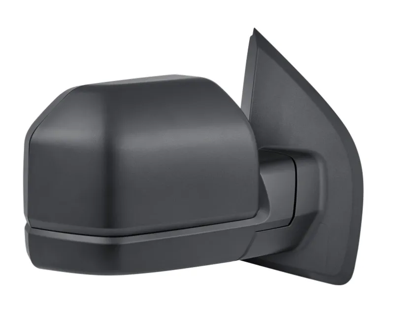 RH MIRROR F-150 17-20 Std Type; Manual; Non-Heated; Black
