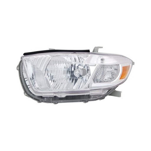 [TO2502176] LT Headlamp assy composite TOYOTA HIGHLANDER 2008-2010 Info: base/limited model; Japan Built