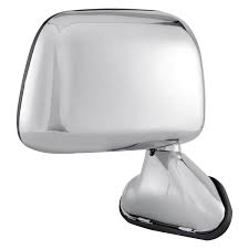 [TO1321122] RT Mirror outside rear view TOYOTA PICKUP 1989-1995; Chrome; door mount foldable; w/vent window; w/single glass mirrors