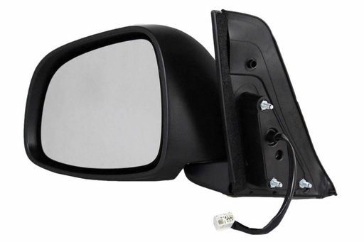 [SZ1320112] LT Mirror outside rear view SUZUKI SX4 2007-2011 Power; Non-Heated; Black (Code ZJ3) 