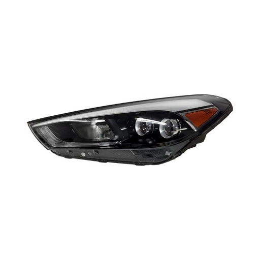 [HY2502200] LT Headlamp assy composite HYUNDAI TUCSON 2016-2018 Info: Halogen; w/LED Position Lamp