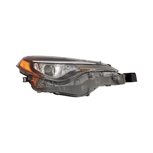 [TO2503249] RT Headlamp  TOYOTA COROLLA 2017-2019 BASIC CE|L|LE|LE ECO; Bi-LED; w/LED DRL