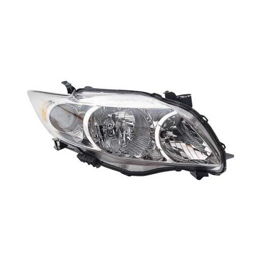 [TO2503182] RT Headlamp TOYOTA COROLLA 2009-2010 BASE|CE|LE|XLE