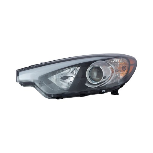 [KI2502170] LT Headlamp assy composite KIA FORTE / FORTE5/ FORTE KOUP 2014-2016: Halogen; W/O LED Position Lamp