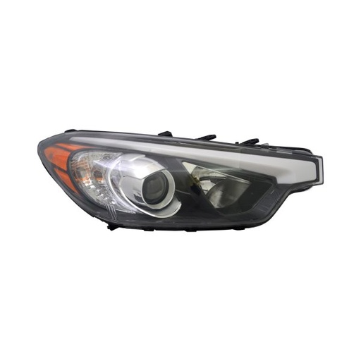 [KI2503170] RT Headlamp assy composite KIA FORTE/ FORTE5/ FORTE KOUP 2014-2015; Halogen; W/O LED Position Lamp