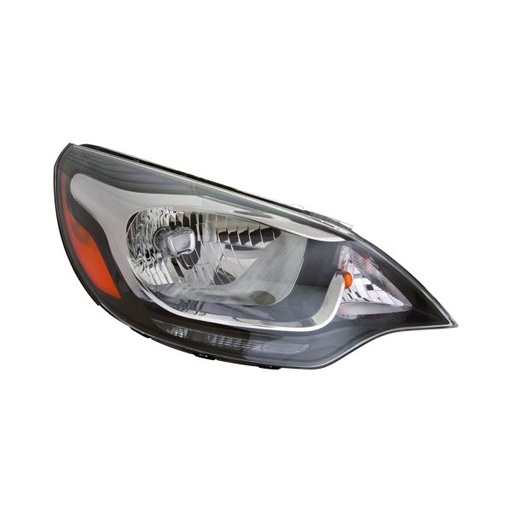 [KI2503159] RT Headlamp assy composite KIA RIO 2012-2017: EX|LX; Sedan; w/o LED Position Lamp