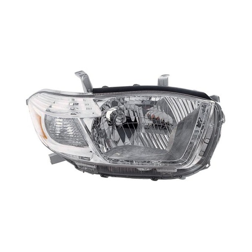[TO2503176] RT Headlamp assy composite TOYOTA HIGHLANDER 2008-2010 Info: base/limited model; Japan Built