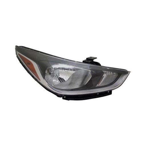[HY2503218] RT Headlamp HYUNDAI ACCENT 2018-2022; Sedan; Halogen; Standard Type
