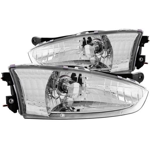 [MB307-B0012] LT & RT HEADLAMP SET DIAMOND CPE  MITSUBISHI MIRAGE 97-02 Info: COUPE ONLY, HEAD LAMP PAIR SET 1LH & 1RH