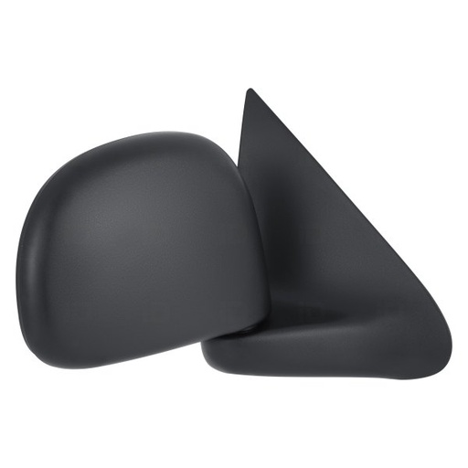 [FO1321132] RT Mirror outside rear view FORD F-150 97-02 Info: manual; rectangular style; black; paint to match;