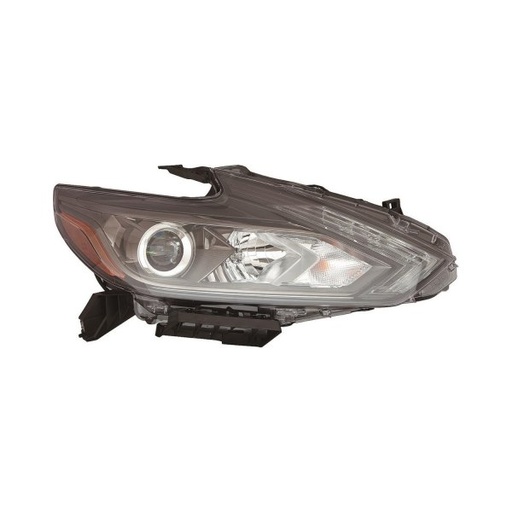 [NI2503243] RT Headlamp assy composite NISSAN ALTIMA 2016-2018: Black bezel