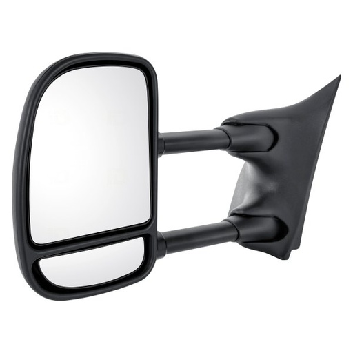 [FO1320195] LT Mirror outside rear view FORD F-250 1999-2003: Manual; single-swing telescoping trailer tow