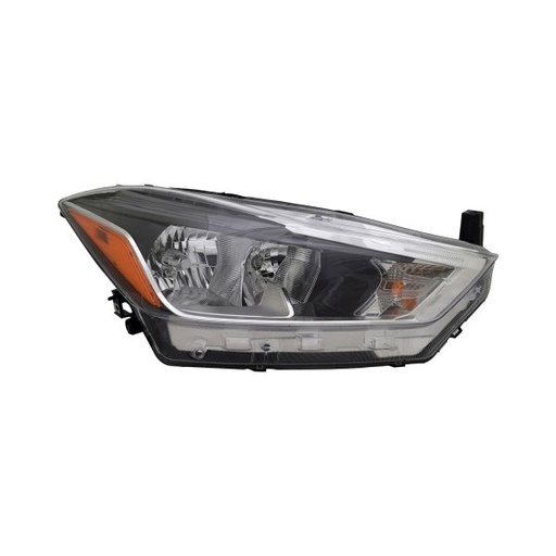 [NI2503264] RT Headlamp assy composite NISSAN KICKS 2018-2019: Halogen; SV; S